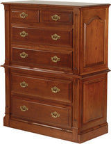 Image of customizable, solid wood Legacy Chest on Chest from Harvest Home Interiors Amish Furniture