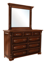 Image of customizable Ashley Shaker Style Dresser with Mirror from Harvest Home Interiors Amish Furniture