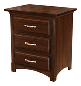Image of customizable, solid wood Buckeye Nightstand from Harvest Home Interiors Amish Furniture
