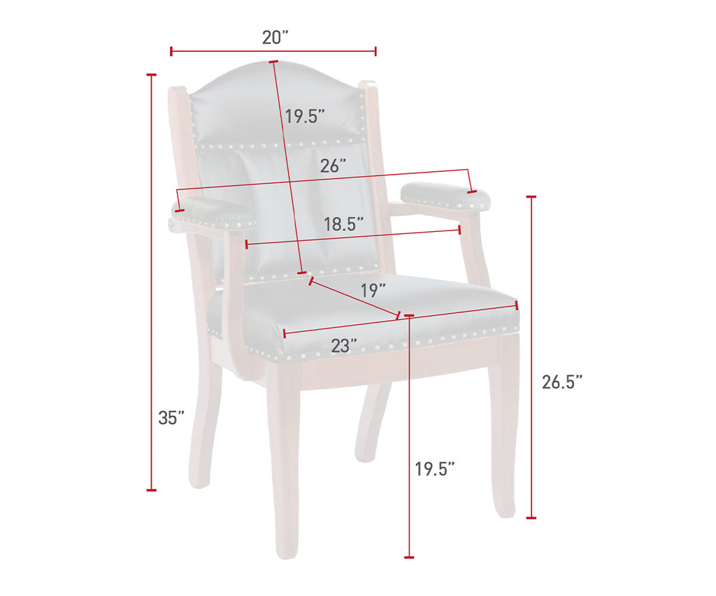 Low  Back Client Arm Chair