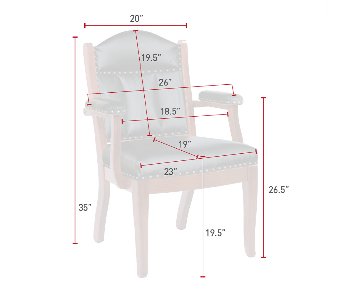 Low  Back Client Arm Chair