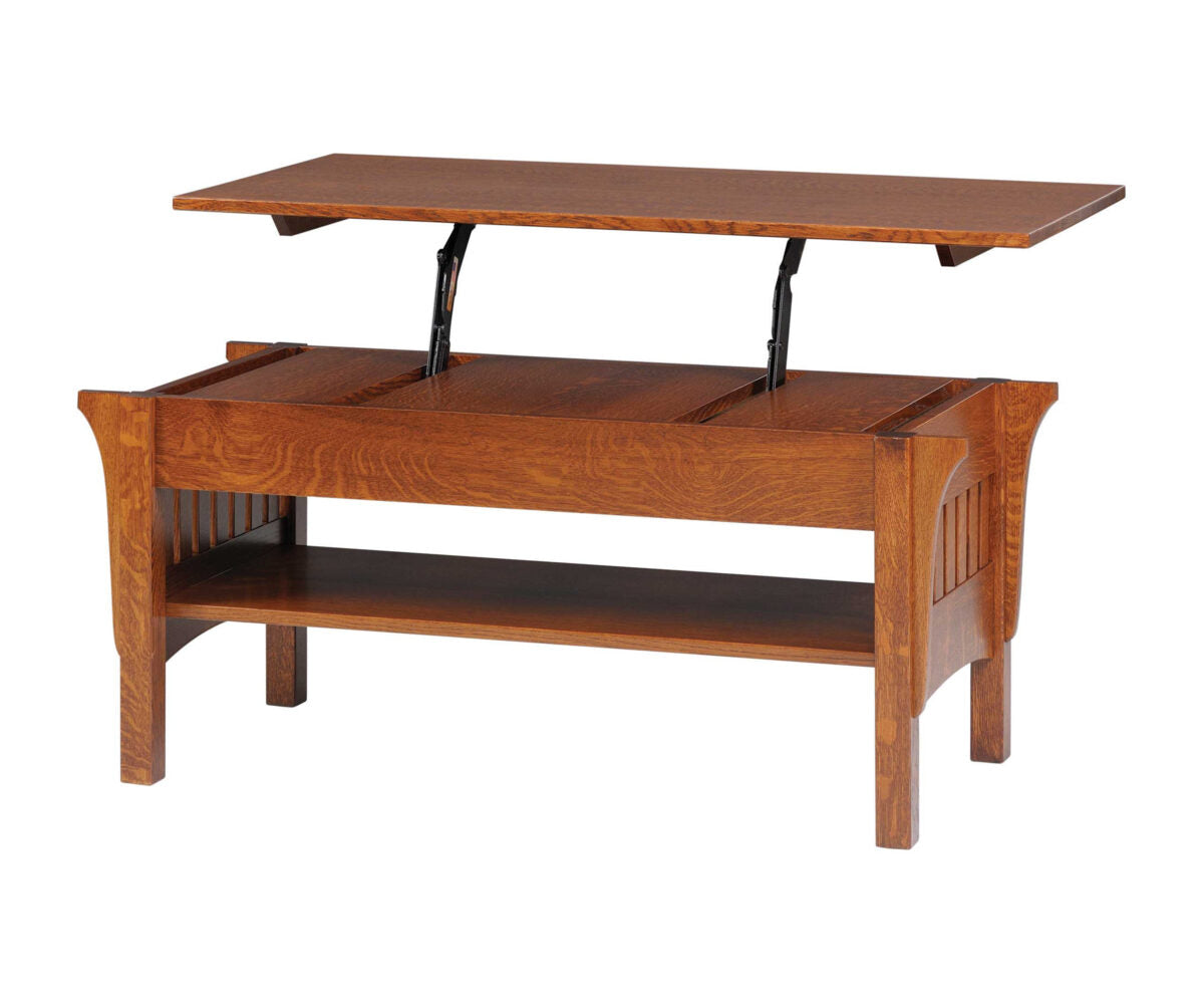Mission Coffee Table W/ Lift Top