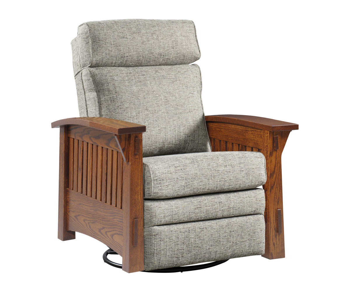Country Mission Swivel Glider Recliner - Cable Release