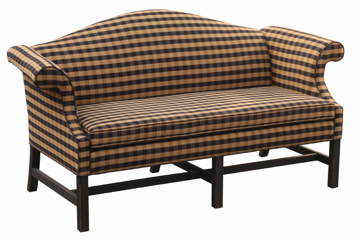 Formal Camelback Sofa 72"