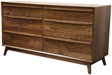 Image of customizable, solid wood Buckeye Dresser from Harvest Home Interiors Amish Furniture