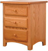 Image of customizable, solid wood Classic Shaker Nightstand from Harvest Home Interiors Amish Furniture