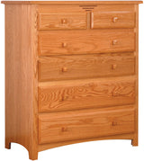 Image of customizable, solid wood Classic Shaker Chest of Drawers from Harvest Home Interiors Amish Furniture