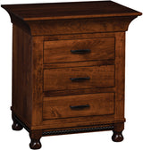 Image of customizable, solid wood Henry Stephen's Nightstand from Harvest Home Interiors Amish Furniture