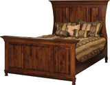 Image of customizable, solid wood Henry Stephen's Bed with Regular Footboard from Harvest Home Interiors Amish Furniture