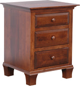 Image of customizable, solid wood Willow Nightstand from Harvest Home Interiors Amish Furniture