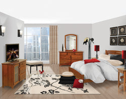 Image of customizable, solid wood Classic Shaker Bedroom Set from Harvest Home Interiors Amish Furniture