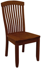 Solid wood and handcrafted mission style Empire Dining Side Chair from Harvest Home Interiors