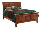 Image of customizable, solid wood Cove Bed with Regular Footboard from Harvest Home Interiors Amish Furniture