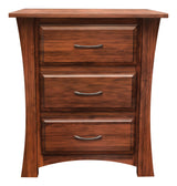 Image of customizable, solid wood Cove Nightstand from Harvest Home Interiors Amish Furniture