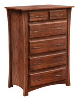 Image of customizable, solid wood Cove Chest of Drawers from Harvest Home Interiors Amish Furniture