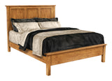 Image of customizable, solid wood Shaker Bed with Footboard from Harvest Home Interiors Amish Furniture