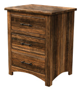 Image of customizable Barn Floor Reclaimed Wood Shaker Style Night Stand from Harvest Home Interiors Amish Furniture