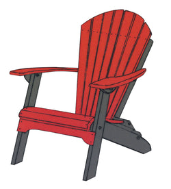Folding Adirondack Chair - Harvest Home Interiors
