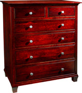 Image of customizable, solid wood Riverside Chest of Drawers from Harvest Home Interiors Amish Furniture