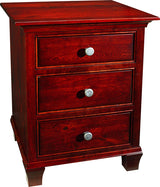 Image of customizable, solid wood Riverside Nightstand from Harvest Home Interiors Amish Furniture