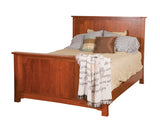 Image of customizable, solid wood Le Grande Bed with Regular Footboard from Harvest Home Interiors Amish Furniture