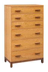 Solid Wood and Handcrafted East Metro Chest of Drawers from Harvest Home Interiors Amish Furniture