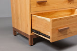 Dovetailed Drawer Detail of East Metro Solid Wood & Handcrafted Bedroom Furniture from Harvest Home Interiors