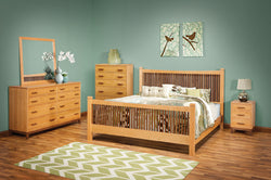 East Metro Mission Style Handcrafted Bedroom Set from Harvest Home Interiors