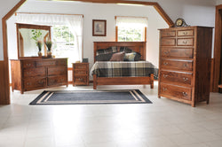 Image of customizable, solid wood Queen Esther Bedroom Collection from Harvest Home Interiors Amish Furniture