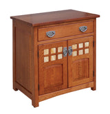 Image of customizable, solid wood Royal Santa Fe Mission Style Nightstand from Harvest Home Interiors Amish Furniture
